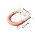 thumbnail image 3 of Eliaeconx Toilet Seat Cover, Waterproof Washable O-Shape Bathroom Toilet Seat, Household Comfortable Cushion for Year Round Use, Easy Installation, Pink, 3 of 6