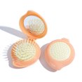 thumbnail image 5 of ACDANC Mini Hair Brush,Smooth Teeth Comb Travel Hair Brush,Prevents Tangles Mini Hairbrush,Orange, 5 of 7