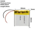 thumbnail image 2 of 3.7V 500mAh Li-Ion Battery 503030 Lithium Polymer Rechargeable Battery for Eletric Tools, 2 of 6