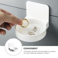 thumbnail image 6 of WHAMVOX Bathroom Rack Bathroom Shelves Bathroom Shelf Storage Rack 9x8.5cm White, 6 of 8