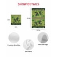 thumbnail image 7 of Happy St. Patrick's Kitchen Dish Towels for Drying Dishes Set of 4, Green Shamrock Shoots Coin Vintage Country Waffle Weave Microfiber Hand Tea Bathroom Towels Quick Dry & Absorbent Towel 12x12, 7 of 7