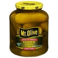 thumbnail image 2 of Mt. Olive Hot N Spicy Kosher Dills Pickles - 46 fl oz jar, 2 of 5