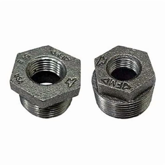Anvil Hex Bushing,Malleable Iron, 2 x 1 1/2 in 0318907680
