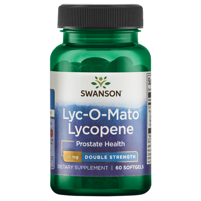 Swanson Lyc-O-Mato Lycopene - Double Strength 20 mg 60 Softgels