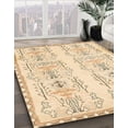 thumbnail image 2 of Ahgly Company Indoor Square Abstract Khaki Gold Abstract Area Rugs, 4' Square, 2 of 6