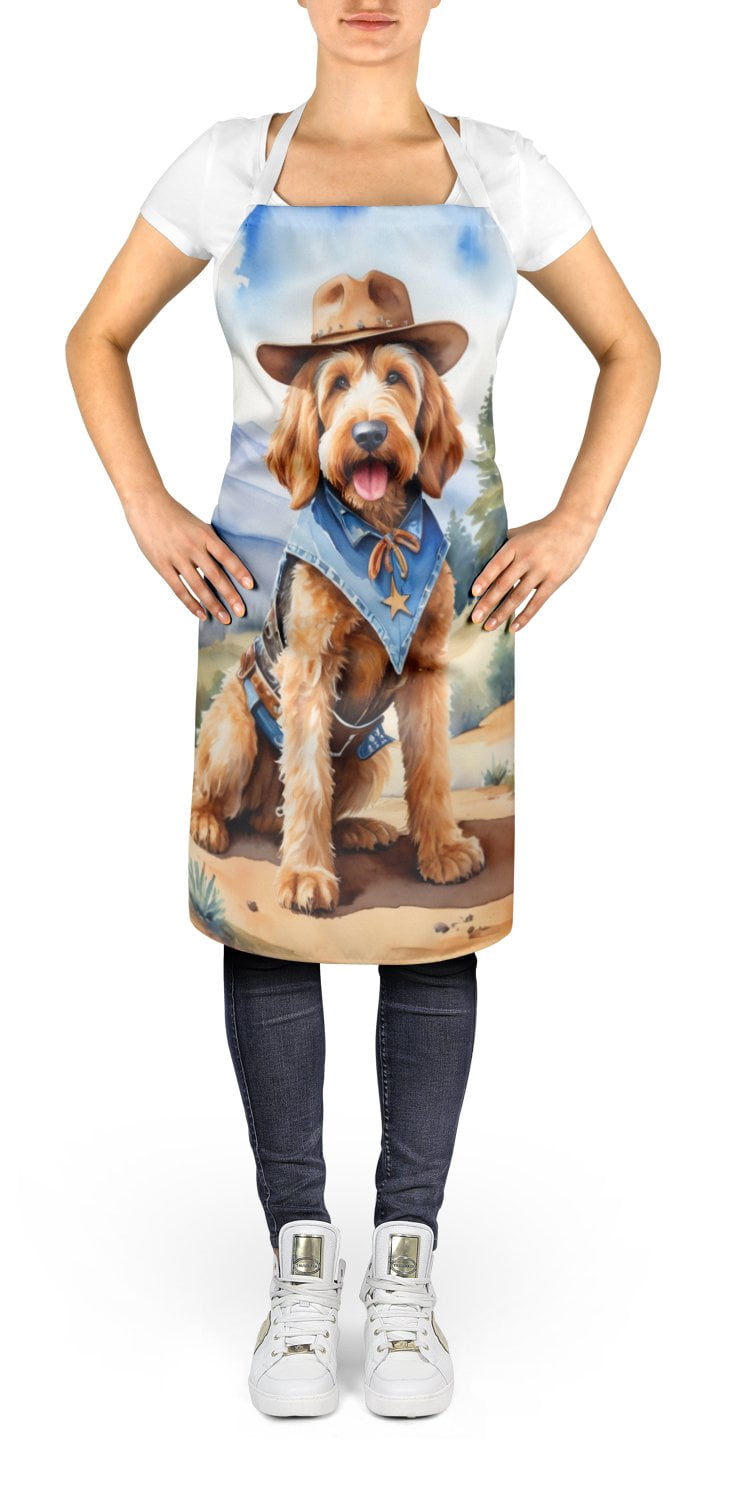 Otterhound Cowboy Welcome Apron 27 in x 30 in
