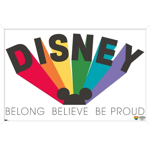 Disney Mickey Mouse - Be Proud Wall Poster, 14.725" x 22.375" Framed