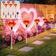 thumbnail image 1 of Decoraciones para San Valentín, adornos para San Valentín, regalos para San Valentín, luces solares LED para San Valentín, elementos de formas clásicas para San Valentín, decoración navideña para jard, 1 of 6