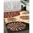 thumbnail image 3 of Ahgly Company Machine Washable Indoor Rectangle Abstract Saffron Red Area Rugs, 2' x 5', 3 of 7