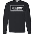 thumbnail image 3 of Inktastic Pawpaw in White Long Sleeve T-Shirt, 3 of 5