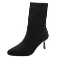 thumbnail image 2 of Taqqpue Boots for Women Heel Pointed Toe Mid Calf Boots Stiletto High Heel Slouch Ankle Boots Women, 2 of 10