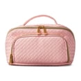 thumbnail image 2 of Walmart Expanding Cosmetic Bag with Storage Pockets, Pink, 1 Count, 2 of 4