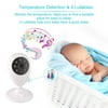 2.4GHz Wireless digi tal LCD Color Baby Monitor Camera Melody 2X Security