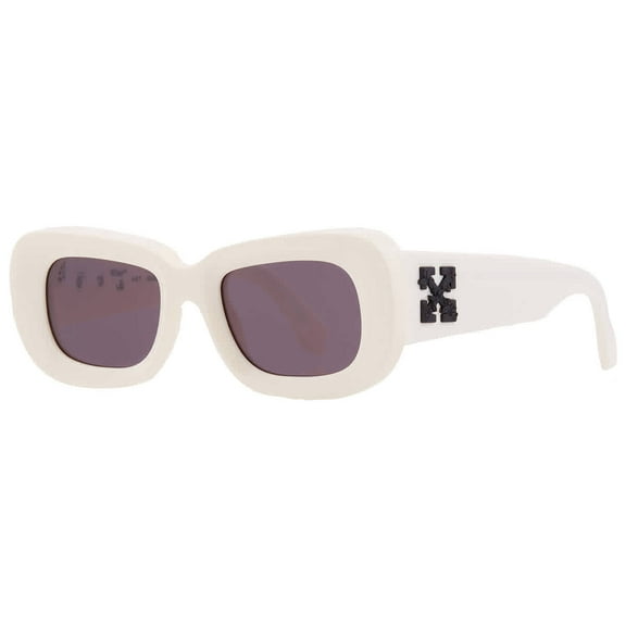 Off-White Carrara Grey Rectangular Unisex Sunglasses OERI019 0107 50