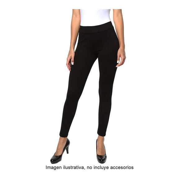 Legging George Talla G con Alforza al Frente Negro