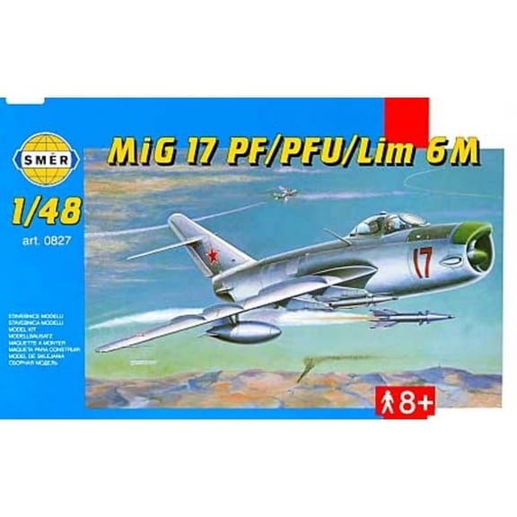 MiG-17 PF / PFU / LiM 6M in USSR, Egypt, Czech, Poland (1/48 model kit)