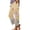 Multicolor, variant on Women's Art Flower Print Pants High Waist Casual Loose Cropped Trousers with Pockets for Summer