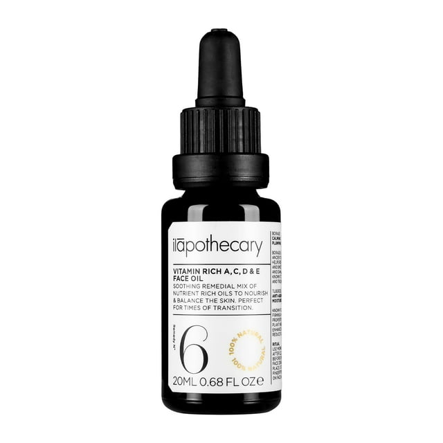Aceite facial ilapothecary rico en vitamina A, C, D, E, 20 ml