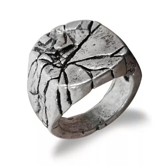MATROOY Fashion Men Viking Ring Punk Stainless Steel Rings Party Jewelry Gift Size 7-13-#7-12