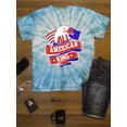 thumbnail image 3 of All American King 4Th July Tie Dye Cyclone Men -Image by Shutterstock, Male Large, 3 of 4