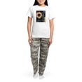 thumbnail image 4 of CafePress - Sunflower Life Pajamas - Women's Short Sleeve Print T-Shirt and Pants Light Cotton Pajama Set, 4 of 7