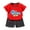 A143-Red, variant on Caqnni Toddler Baby BoyOutfit Round Neck Short Sleeve Smocked T-shirt Elastic waist Casual Elastic Shorts 2Pcs Summer Pjs For 18-24 Months 2t 3t 4t 5t 6t Pajamas & Dailywear Set