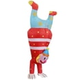thumbnail image 2 of Inflatable Upside-Down Clown Costume - Funny Circus Outfit For Parties, Halloween & Events,Height 4'11"-6'3",Red clown, 2 of 8
