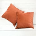 thumbnail image 6 of Ambesonne Orange Throw Pillow Cover 2 Pack, Retro Bohemian Ethnic, 20", Orange, 6 of 7