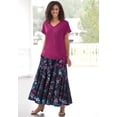thumbnail image 2 of Woman Within Plus Size Wide Elastic Waist Skirt, 2 of 4