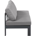 thumbnail image 4 of Meridian Furniture Nizuc Canapé Modulaire d'Extérieur Gris pour Patio, 4 of 9