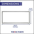 thumbnail image 2 of Whole Parts Refrigerator Door Seal Gasket (Right) Part# ADX73550624 - Replacement & Compatible with Some LG and Kenmore Refrigerators, 2 of 7