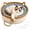 Brown+Pad, variant on Instinct Basket Handwoven Cat Basket Rope Cotton with Cushion & Hanging Ball Toy, Cat Sleeping Nest Scratching Pad (Green, Large)
