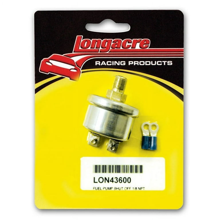 Longacre Low Oil Pressure Ignition or Electric Fuel Pump Shutoff Switch 1/8 Longacre Low Oil Pressure Ignition or Electric Fuel Pump Shutoff Switch 1/8