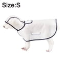 thumbnail image 2 of Dog raincoat with hooded poncho, clear pet raincoat, waterproof puppy raincoat-S, 2 of 5