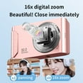 thumbnail image 6 of SDNALL Small Digital Camera, Ccd High Definition Macro Digital Camera 16X Zooms 2.4 inch Ips Screen 800W Effectivepixel Recording Selfie Beauty Filter Camera, 6 of 6