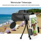 thumbnail image 3 of Telescopio monocular Zoom 8x Enfoque manual Telescopio monocular para teléfono con visión nocturna, 3 of 8