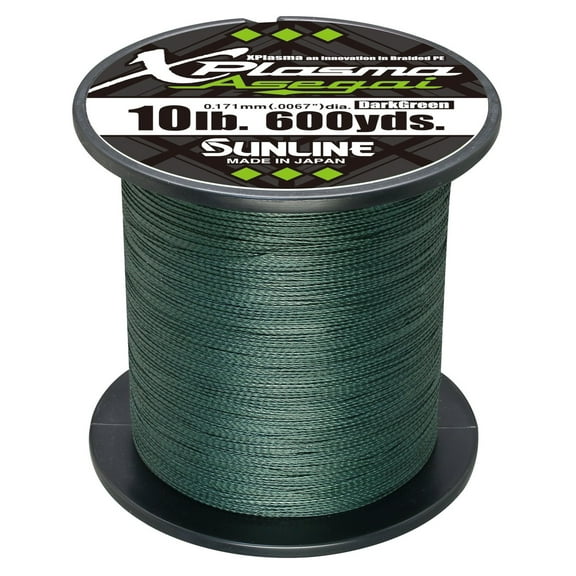 Sunline Xplasma Asegai Green Braided Line 600 Yards