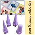 thumbnail image 3 of Cuadros Decorativos 1 Juego de plástico DIY papel flor creación decoración arte papel Quilling Tower JShteea Nuevos Originales, 3 of 9