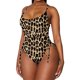 thumbnail image 1 of Conjuntos de bikini de talle alto Traje de baño plisado Control de barriga para mujer (Marrón M) FLhrweasw Para estrenar, 1 of 6