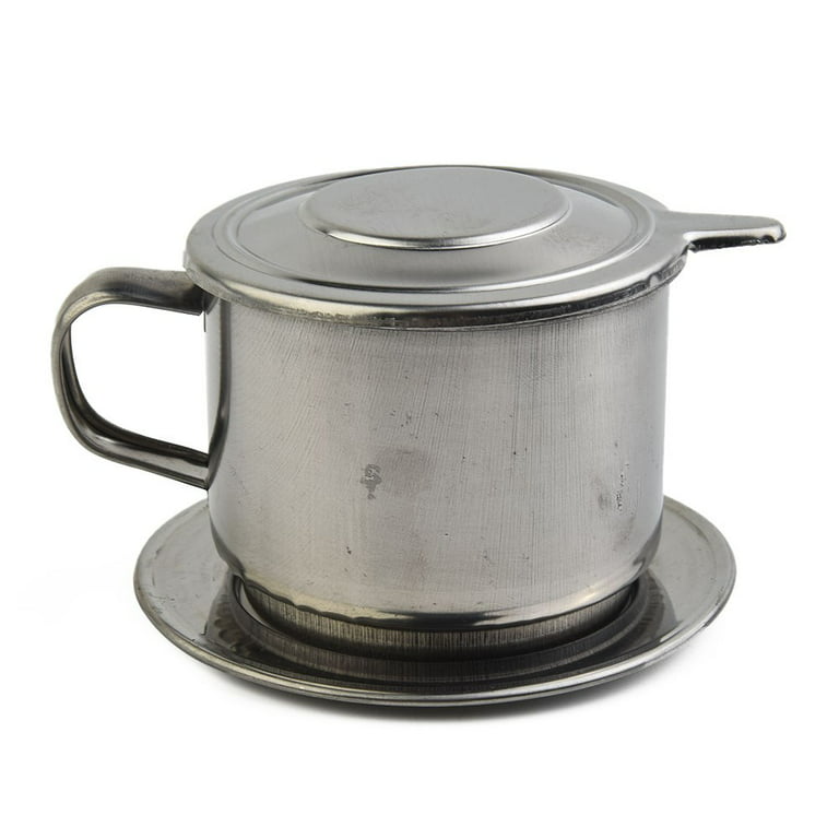 Stainless Steel Vietnamese Coffee Drip Filter Maker Single Cup - 1 pcs -  Vietnamese online shop