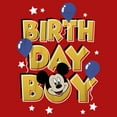 thumbnail image 2 of Boy's Mickey & Friends Mickey Mouse Birthday Boy Balloons Graphic Tee Red Large, 2 of 4