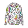 thumbnail image 3 of Uemuo Fun Animal with Unicorn Pattern Women's Full Zip UPF 50+ Sun Protection Hoodie Jacket Long Sleeve Sun Shirt Hiking Outdoor Performance with Pockets-X-Large, 3 of 9
