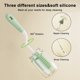 thumbnail image 4 of Juego de cepillos para botellas EpiiChua Silicone con soporte 3 en 1, color verde, 4 of 6