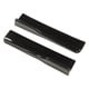 thumbnail image 1 of 2 uds falda lateral trasera Winglets izquierda derecha negro brillante ABS a prueba de arañazos Universal falda lateral trasera del coche difusor Winglets, 1 of 8