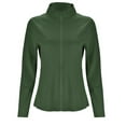 Women's Autumn Winter Zipper Long Sleeve Sport Jacket Tight Fitting