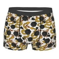 thumbnail image 5 of Uemuo Snake And Rose Pattern Men's Boxer Briefs,Trunk Anti-Chafing,Comfortable, Durable, and Stylish Underwear-, 5 of 9