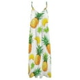 thumbnail image 4 of Lunarable Pineapple Sleeveless Dress for Women Clothing Female Women's Summer Skirt, 4 of 7