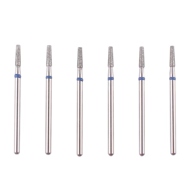 Set de Puntas para Taladro de Cutículas MZCMSL 6 piezas Grano Medio Vástago 3/32
