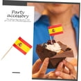 thumbnail image 5 of 400 pcs Spain Celebration Countries Mm Party Cuake Decorative Favor Country Multi-function Accessory Stick for Mini Fruit Sticks National Toothpicks Picks Spanish Cocktail, 5 of 5