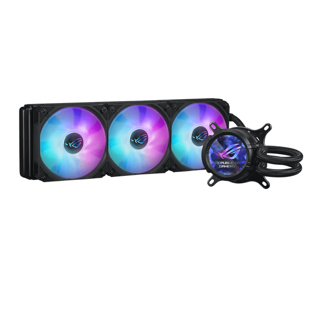 Enfriamiento liquido asus rog strix lc iii 360 argb lcd aura sync 90rc00w1-m0aay0